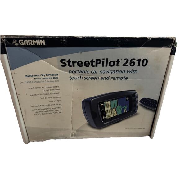 Garmin Streetpilot 2610 Navigator Complete In Original Box Remote Chords Papers - Picture 9 of 15